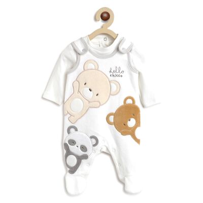 2 PCS Velour  Boysuit + Babysuit